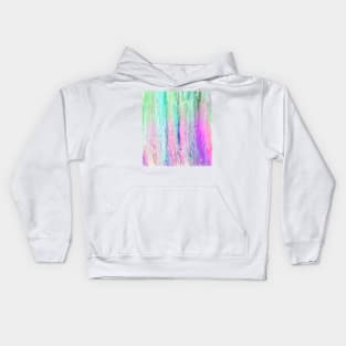 Subtle Striped Multicolor Abstract Kids Hoodie